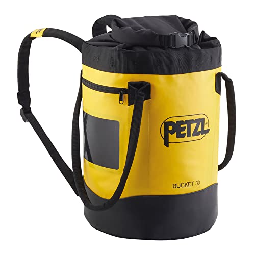 Petzl, Bucket Fabric Pack, Yellow/Black, 30 liters