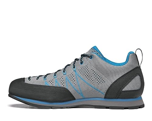SCARPA Men's Crux Air Lightweight Hiking and Approach Shoes - Smoke/Lake Blue - 8.5