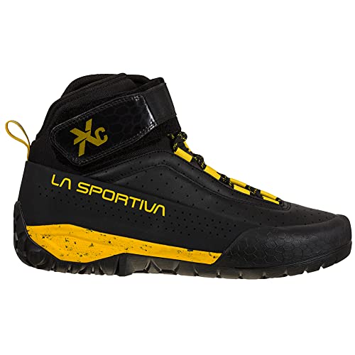La Sportiva Mens TX Canyon Approach/Hiking Shoes, Black/Yellow, 8